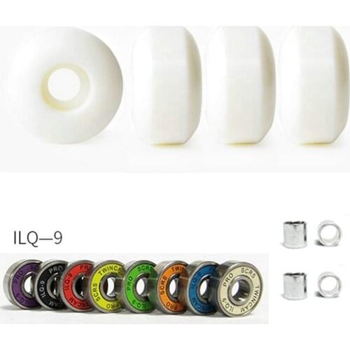 Double Warping Skateboard Professional Wheel Small White Wheel Black Wheel Skill Wheel 95A Line Wheel Diameter 52x30mm