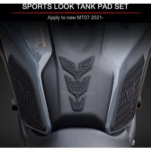 Motorcycle Tankpad anti-slip tank Pad sticker protection stickers SIDE TANK PADS Traction Pad For Yamaha MT 07 MT07 MT-07 2021