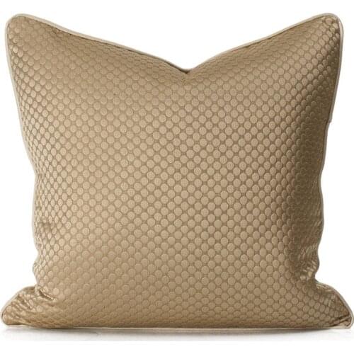 DUNXDECO Luxury Cushion Cover Couch Decorative Pillow Case Modern Simple Dot Jacquard Geometric Art Home Sofa Chair Coussin