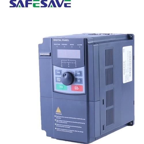 Solar VFD Pump Drive 1.5KW 3.8A Variable Frequency Drive Solar Inverter Converter 60Hz To 50Hz V/F VC Control ac Motor Inverter