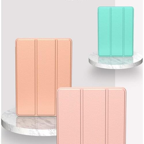 Ultra-thin Folding Flip Case For Xiaomi Mi Pad 4 Plus Case PU Leather Magnetic Silicone Soft Stand Funda For Mi Pad 4 Plus Cover