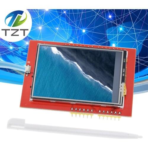 TZT LCD module TFT 2.4 inch TFT LCD screen for Arduino UNO R3 Board and support mega 2560 with Touch pen ,UNO R3