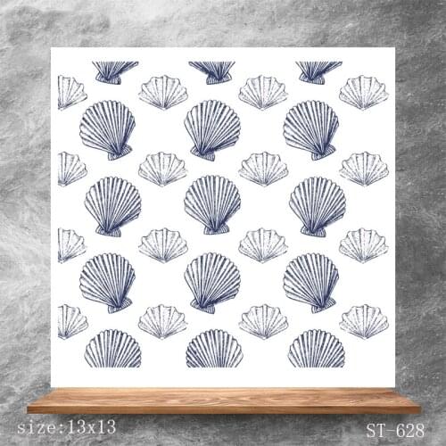 ZhuoAng cameo shell Clear Stamps/Silicone Transparent Seals for DIY scrapbooking photo album Clear Stamps