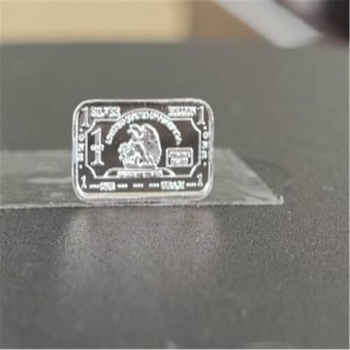 10 pcs/lot Factory supply 1 gram pure silver Eagle bar A030T