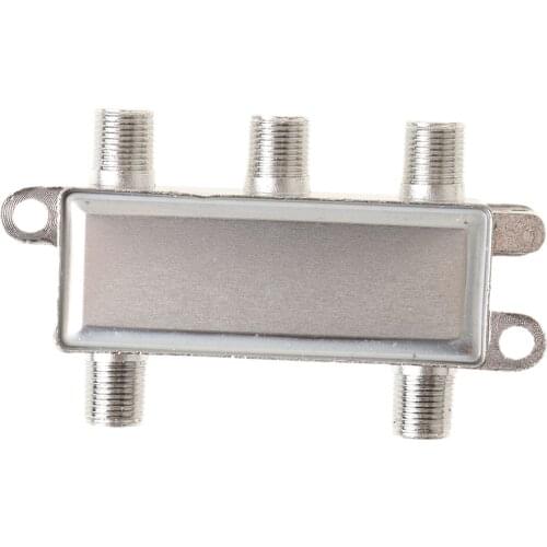 4 Way CATV Signal Splitter Coaxial Coax HDTV Signal 5-2400MHz Satellite