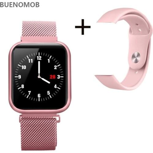 BUENOMOB Smart Watch Waterproof Heart Rate Monitor Fitness Tracker Smart Bracelet For Xiaomi Samsung Huawei ios
