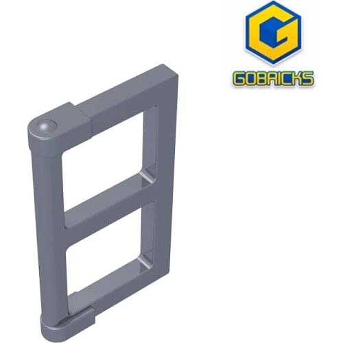 [Gobricks] GDS-792 (No.60608)Window 1x2x3 Pane with Thick Corner Tabs - 1x2x3 Window sash