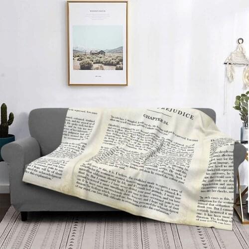 Pride & Prejudice By Jane Austen - Mr. Darcy How Ardently I Admire And Love You. - Vintage Book Page Throw Blanket