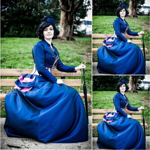 Custom madeR-391 Custom Made 18 Century Civil War Southern Belle Ball Gown evening Dress/Victorian dresses/Renaissance dress