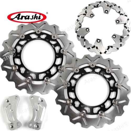 ARASHI Fit YAMAHA XP TMAX500 Front Rear Brake Rotors Brake Disc Set For YAMAHA XP T-MAX 500 T MAX 500 2008-2011 2009 2010