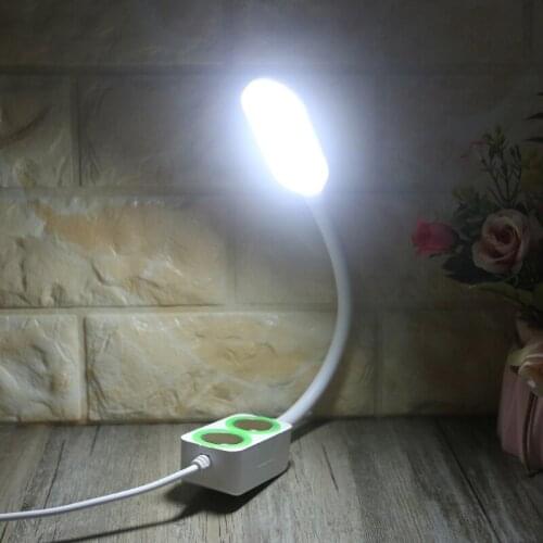 Creative Touch Electric LED Lamp with Magnetic Base 3 Brightness Flexible Gooseneck Dimmable Light EU Plug US Plug