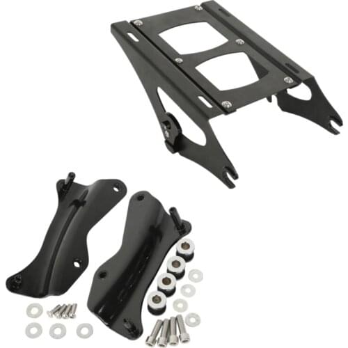 Motorcycle Two Up Pack Mount Luggage Rack Docking Hardware Kit For Harley Tour Pak Touring Road King Road Glide Street 2014-2021