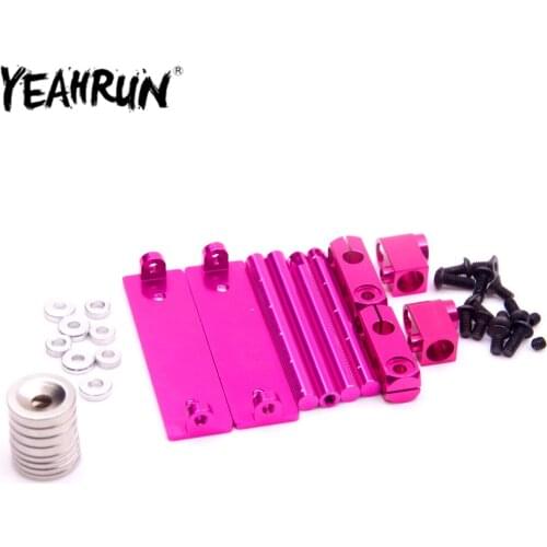 YEAHRUN Metal Magnetic Stealth Invisible Body Post Mount for 1:10 HSP Sakura Tamiya RC Crawler Car Upgrade Parts