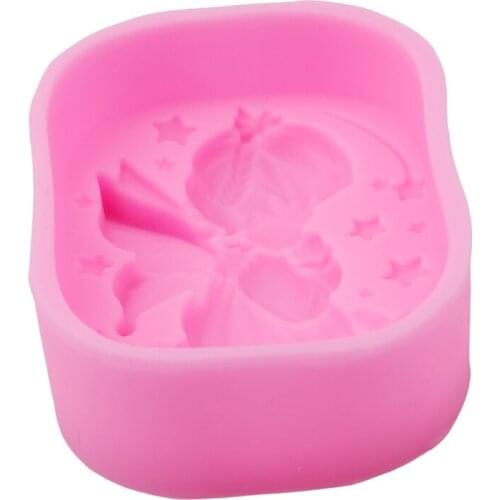 Angel Girl Natural Soap Handmade Soap Mould Silicone Cake Ice Model Tool Pastry Art Deco Kitchen Accessories