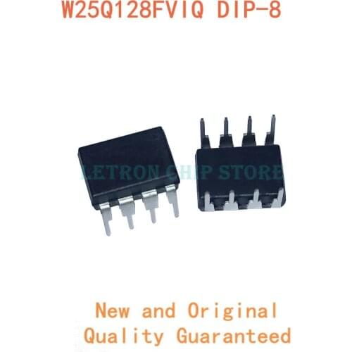 10PCS W25Q128FVIQ DIP8 25Q128FVIQ DIP-8 DIP new and original IC Chipset