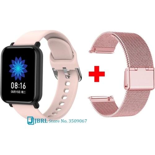 Newest Full Touch Smartwatch Women Men Smart Watch Bluetooth Smart Band Ladies Fitness Bracelet Android IOS Phone Waterproof
