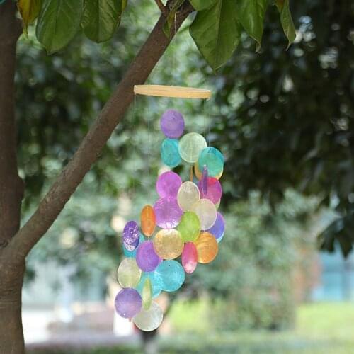 Shell Wind Chime for Indoor Outside Garden Yard Home Indoor Wall Ornaments