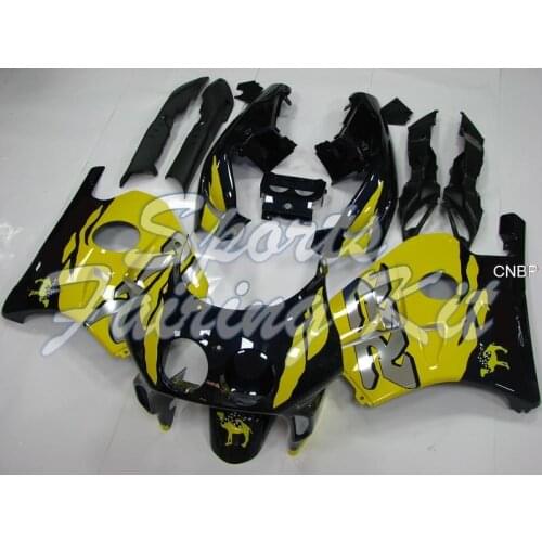 Abs Fairing for CBR 250 RR 1990 - 1994 MC22 Yellow Black Bodywork for Honda Cbr250rr 1994 Fairings for Honda Cbr250rr 1990