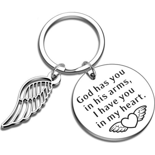 Loss of One Memorial Keychain Sympathy Gift Remembrance for Women Men Dog Cat Remembrance Jewelry Pendant Keyring