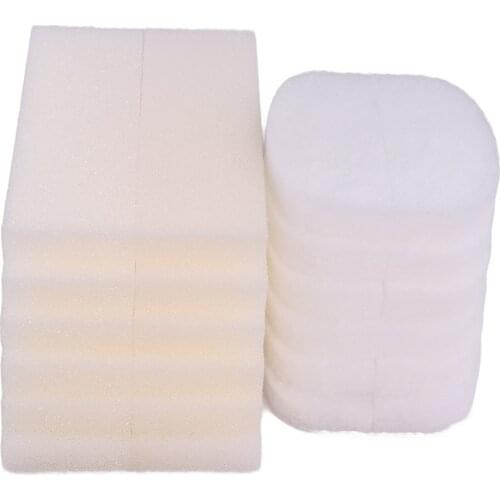 AUTUMNGREAT Compatible 6x Bio-Foam Filter and 6x Polishing Pad for Fluval 104/105/106 and 204/205/206