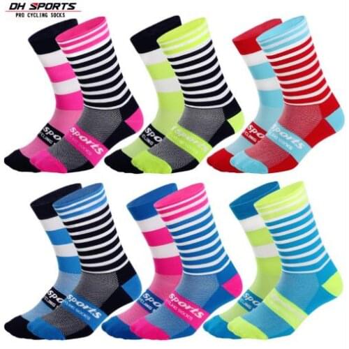 DH SPORTS New High Quality Professional Cycling Socks Breathable Road Bicycle Socks Outdoor Sports Racing Bike Compression Socks