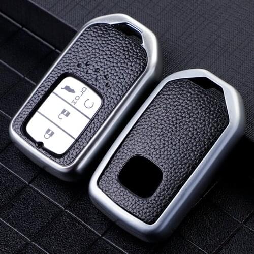TPU Leather Car Key Cover For Honda Accord 2018 2007 2003 Civic 2019 CRV FIT 2015 Odyssey Forza 300 125 Jazz HRV Remote Fob Case