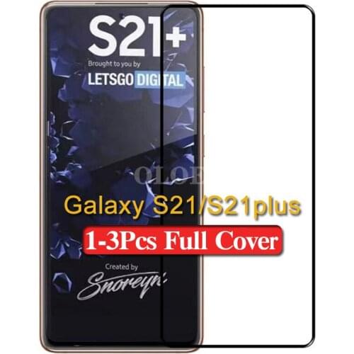 1-3Pcs Protective Glass Accessories For Samsung Galaxy S21 Plus S 21 5G Tempered Glass Smartphones Film For Samsungs21 Galaxys21