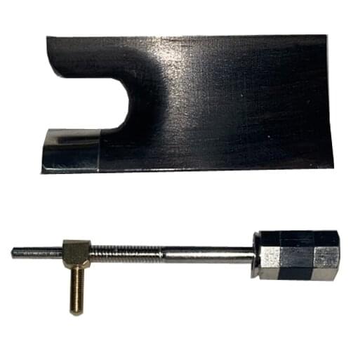 10pcs of Nickel-Silver Mounted BLANK Ebony Frog for 4/4 violin Bow cheaper price high quality FREE SHIPPING