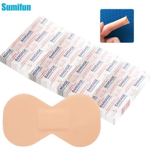 10Pcs Finger First Aid Bandage Waterproof Breathable Hemostasis Cushion Adhesive Wound Band Aid Dressing Emergency Toe Protector