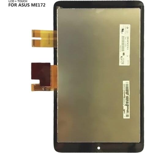 100% Tested Lcd For ASUS Memo Pad Tablet ME172V ME172 K0W Display Panel LCD Combo Touch Screen Glass Sensor Replacement Parts