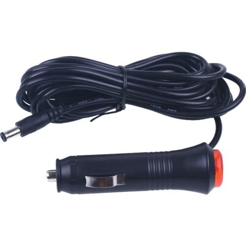 12V 24V 3M Car Cigarette Lighter Socket Plug Connector On Off Switch Car Motorcycle Truck Cigarette Lighter Power Plug Adapter