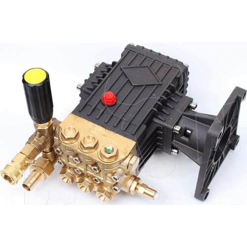 Bison 250 bar washer pump high pressure triplex ceramic plunger pump