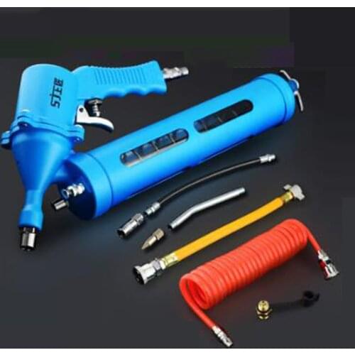 High Pressure Steam Grease Gun Air Pressure Grease Gun Pneumatic Grease Gun 400cc Air Compressor Storage Tank With 5m Trachea