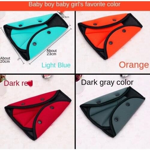 Kid Adjustable Breathable Children Protector Positioner Infant Neck Protection Multifuction Baby Car Safe Fit Seat Belt