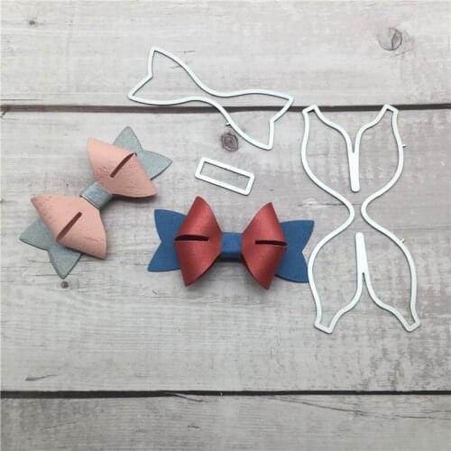 DIY Cute bow Metal Steel Cutting Dies Stencil Cut Die Scrapbook DIY Home Decoration Album Crafts Paper Card New
