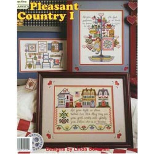 Home Decorative Painting Magazine Multiplex Lovely Home Crossstitch Kit 11CT Printed Cloth Chinese Embroidery Material Pack