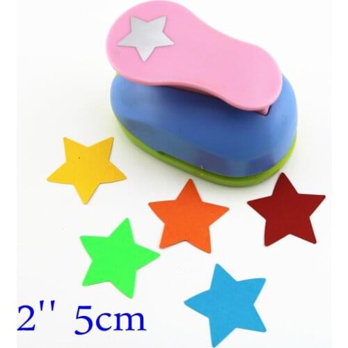 Star Shaped hole punches 2'' craft punch paper cutter scrapbook child craft tool Embosser kid S2935-8 puncher