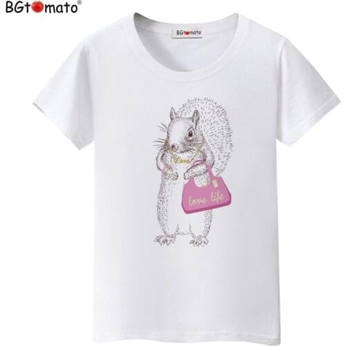 BGtomato cute cartoon t-shirt lovely women top short sleeve summer casual clothes t shirt women brand shirt top tees