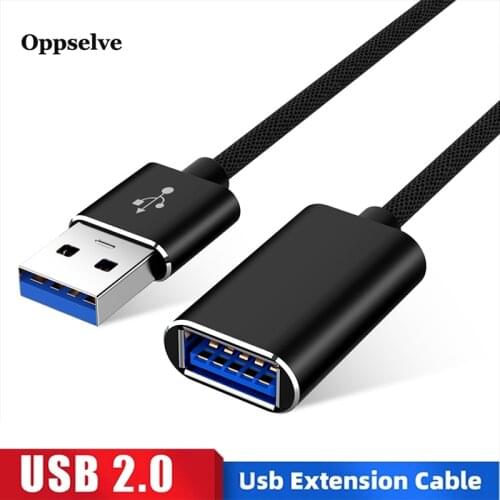 Extension Cable Cord Super Speed USB 2.0 Cable Male to Female Data Sync USB Extender Extension Cable 1m 2m 3m Computer TV Wire