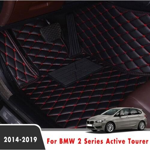 Carpets For BMW 2 Series Active Tourer 2019 2018 2017 2016 2015 2014 Car Floor Mats Custom Styling Auto Interior Accessories