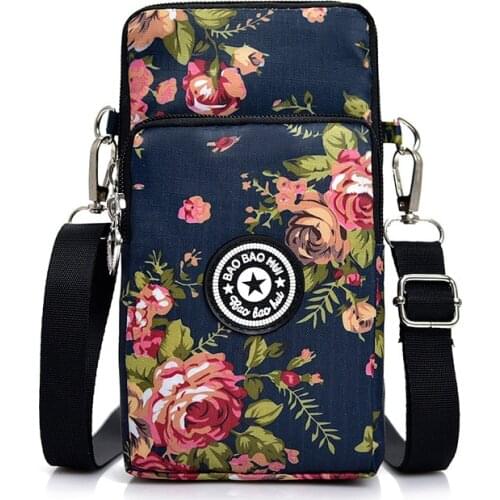 Mobile Phone Bag Female Messenger Bag 2021 New Wild Vertical Mobile Phone Bag Hanging Neck Coin Purse Mini Bag