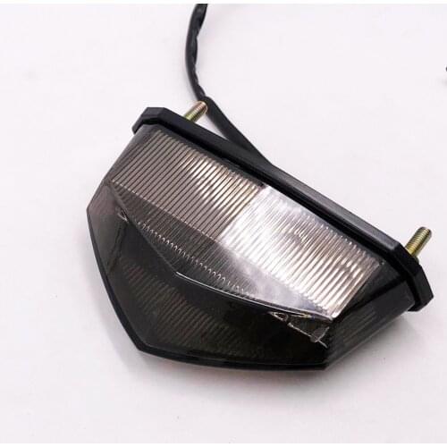 Motorcycle Red Tail Light 12V Led Brake Lamp Motorbike License Plate Light For Harley Cruiser