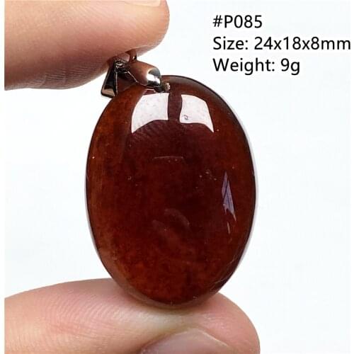 Top Natural Red Garnet Pendant Jewelry For Women Lady Men Healing Love Stone 27x19x9mm Beads Silver Clear Crystal Gemstone AAAAA