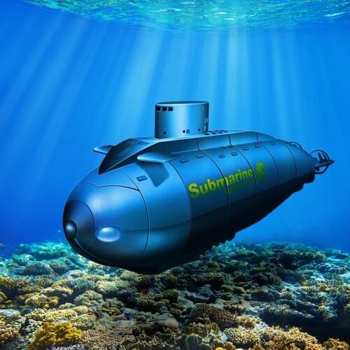 2.4G Mini Remote Control RC Submarine Boat Toys Electric Submarine Boat 6 Channel Wireless Remote Control Diving Model