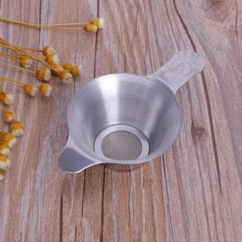 Stainless Steel Tea Filter Loose Leaf Infuser Herbal Double Mesh Strainer