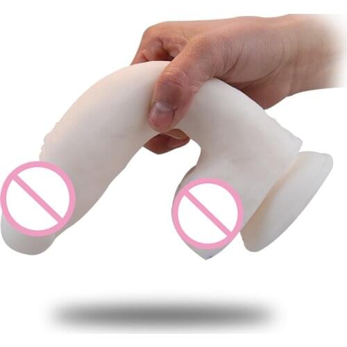 Super Soft Dildo with Suction Cup Female Masturbation toys Penis Skin Feeling Realistic Cock Soft Material for Oral Sex Female