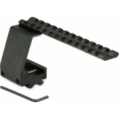 Tactical Dual Rail Scope Mount Universal Pistol Scope Bottom to Top Weaver Rail