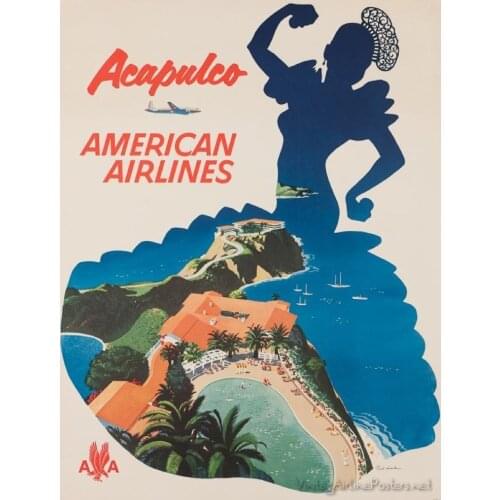 Vintage Hawaii Travel Tourism America Airlines Traders Retro Poster Canvas Painting DIY Wall Paper Posters Home Decor Gift