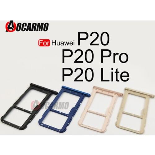 Sim Card For Huawei P20 Lite P20 Pro P20lite SIM Card Tray Holder Adapter Replacement Parts