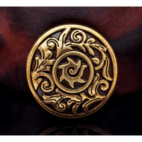 10PC 31*30MM Southeast Ethnic Sun Flower BRASS SUN TOTEM FLOWER LEATHERCRAFT DECORATION CONCHO HORSE SADDLES STUDS SCREWBACK